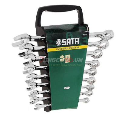 Bộ cờ lê vòng miệng 9 chi tiết Sata 09020