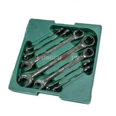 Bộ cờ lê vòng miệng tự động 7 chi tiết Sata 09050