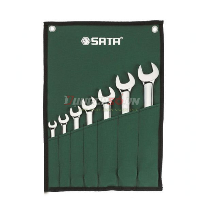 Bộ cờ lê vòng miệng 7 chi tiết Sata 09070