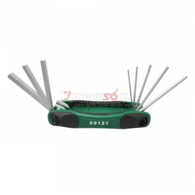 Bộ lục giác gập 8 chi tiết Sata 09121