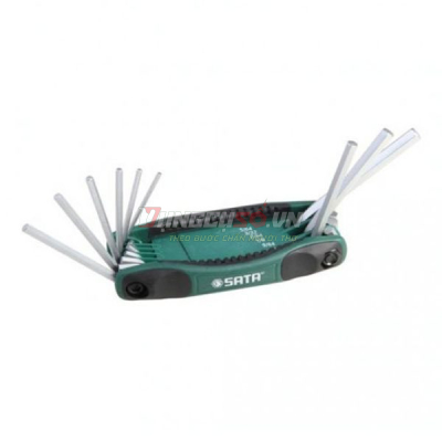 Bộ lục giác sao gập 8 chi tiết Sata 09123