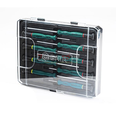Bộ tua vít sao cán dài 9 chi tiết Sata 09316