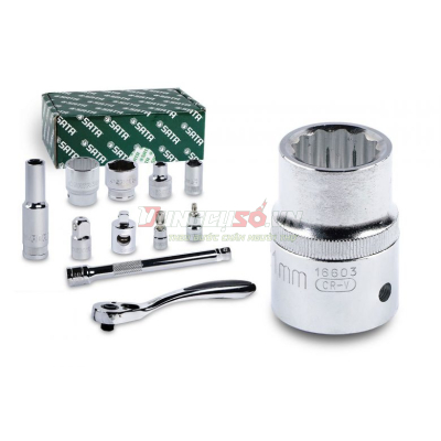 Đầu tuýp 12 cạnh 3/4in – 21mm Sata 16603