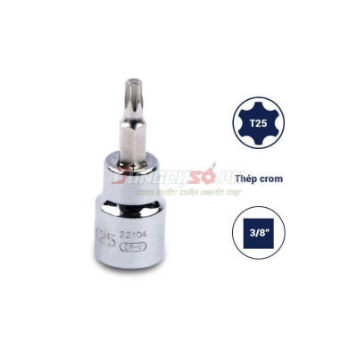 Đầu tuýp mũi sao 3/8in – T25 Sata 22104