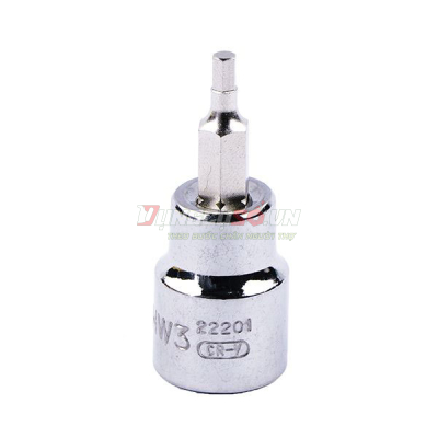 Đầu tuýp mũi lục giác 3/8in – 3mm Sata 22201