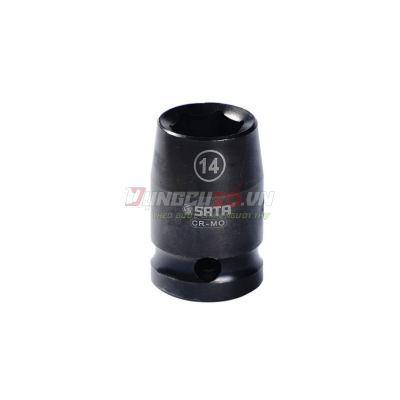Đầu tuýp đen 6 cạnh 1/2in – 14mm Sata 34307