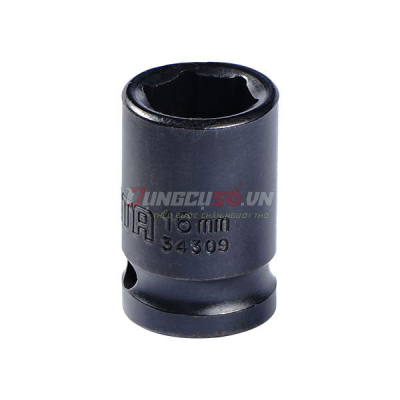 Đầu tuýp đen 6 cạnh 1/2in – 16mm Sata 34309