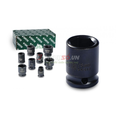 Đầu tuýp đen 6 cạnh 1/2in – 18mm Sata 34311
