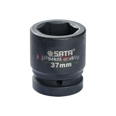Đầu tuýp đen 6 cạnh 1in – 37mm Sata 34825