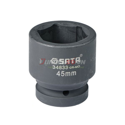 Đầu tuýp đen 6 cạnh 1in – 45mm Sata 34833