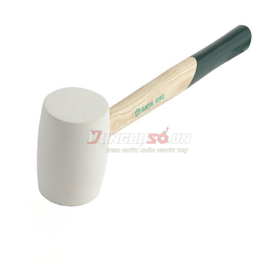 Búa đầu cao su cán gỗ 680g/1.5pound Sata 92913