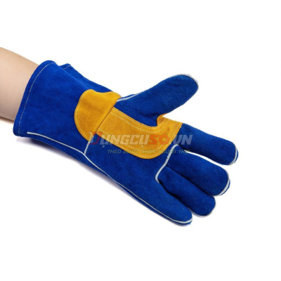 Găng tay da bò cách nhiệt cao cấp Sata FS0107