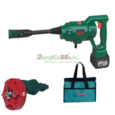 Combo bộ máy rửa xe pin full Dekton M21-SRX775-COMBOSET