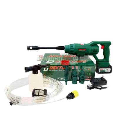 Bộ máy rửa xe kèm pin, sạc Dekton M21-SRX775-SETPIN