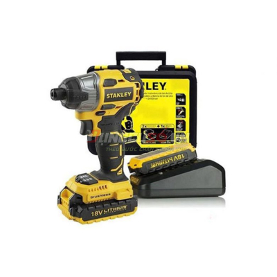Máy vặn vít động lực pin 18V Stanley SBI201D2K-B1