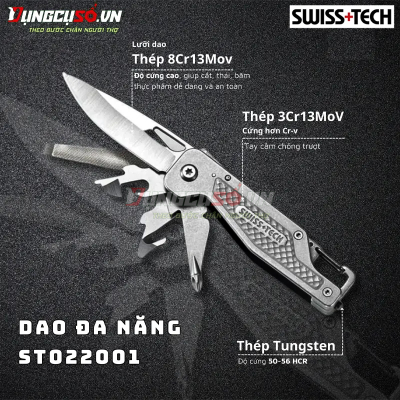 Dao Đa Năng Cao Cấp 13 Trong 1 SWISS+TECH ST022001