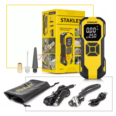 Dụng cụ đa năng bơm xe – đèn pin LED – sạc dự phòng Stanley SXIF0101