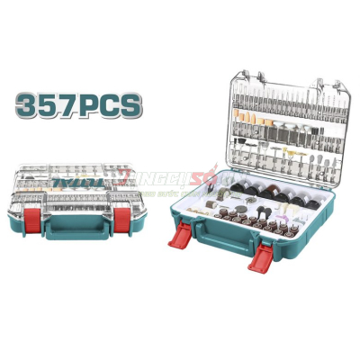 Bộ 357 phụ kiện khoan mini Total TACSD13571