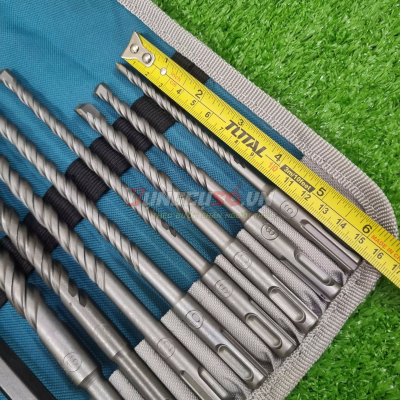 Bộ 10 mũi khoan gài và mũi đục TOTAL TACSD19101