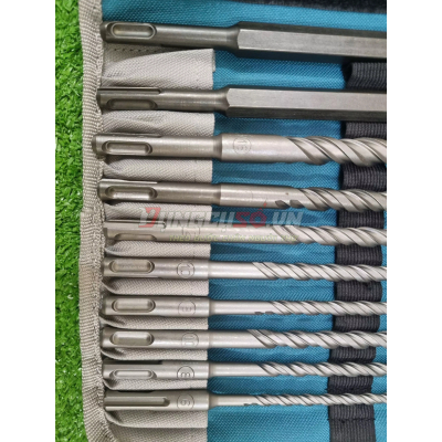 Bộ 10 mũi khoan gài và mũi đục TOTAL TACSD19101