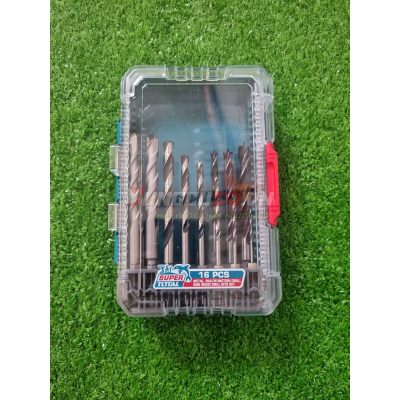 Bộ 16 mũi khoan đa năng chuôi lục giác 1/4" Total TACSDL11606