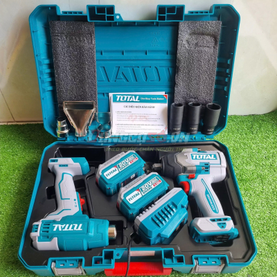 Bộ combo máy siết buloong không chổi than TIWLI2085 & máy thổi nhiệt TBLI2002 dùng pin 20V - TOSLI240489