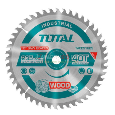 Lưỡi cưa gỗ hợp kim TCT 125mm Total TAC231A15T