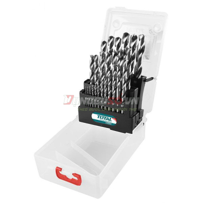 Bộ 25 mũi khoan sắt 1-13mm Total TACSD0251