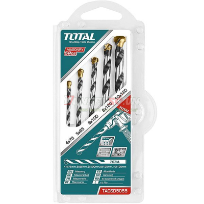 Bộ 5 mũi khoan bê tông 4-10mm Total TACSD5055
