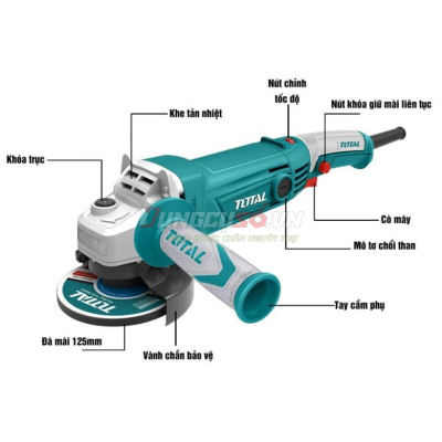 Máy mài góc Total TG1121256-3