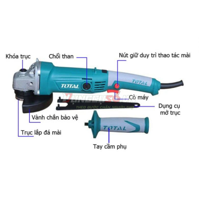 Máy mài góc Total TG1121256