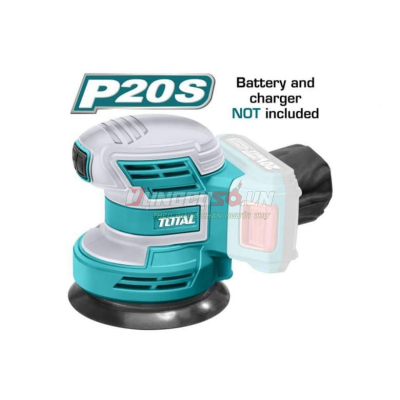 Máy chà nhám tròn 125mm pin 20v Total TROSLI2001