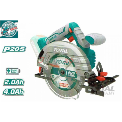 Máy cưa đĩa tròn 165mm pin 20v Total TSLI1651