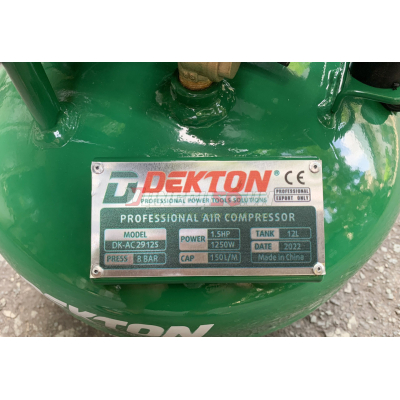 Máy nén khí không dầu 12L-1.5HP Dekton DK-AC2912S