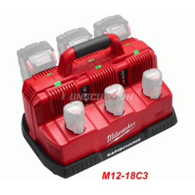 Bộ sạc nhanh 12V-18V Milwaukee M12-18C3