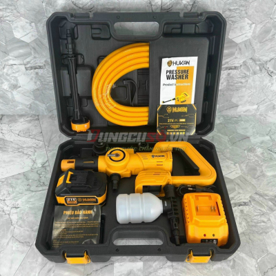 Máy rửa xe dùng pin 21V Hukan HK-PW38287BL